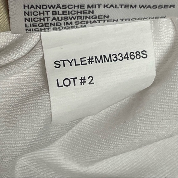 Michael Kors White Bandeau Bikini Bathing Suit Size Large - Picture 14 of 14